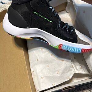 Jordan Zoom Separate in Black and Green